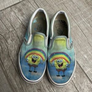 Boys SpongeBob vans!! Size 1.5 in boys!!!